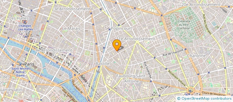 localisation de l'entreprise MADAME JOELLE COSCAS  PARIS