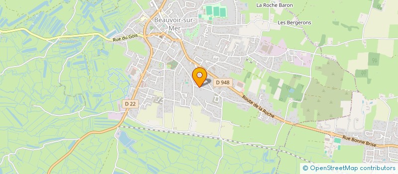 localisation de l'entreprise MADAME JOELLE COUTON à BEAUVOIR-SUR-MER