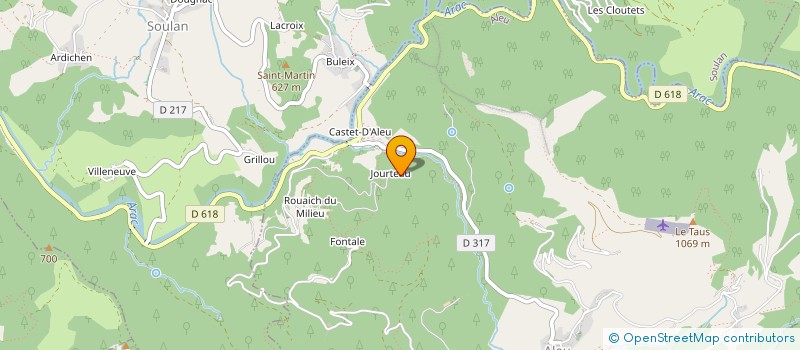localisation de l'entreprise MADAME JOELLE DAFFOS à ALEU