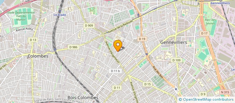 localisation de l'entreprise MADAME JOELLE DAHAN à ASNIERES-SUR-SEINE