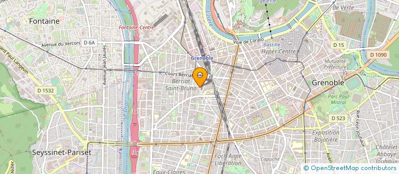 localisation de l'entreprise MADAME JOELLE DALLE-MULLE  GRENOBLE