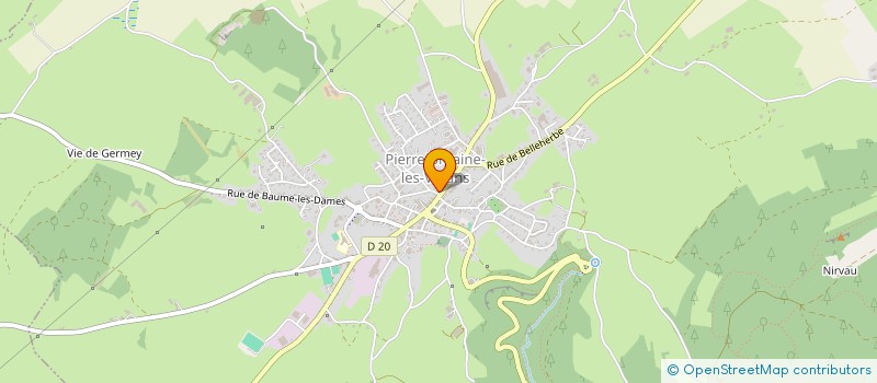 localisation de l'entreprise MADAME JOELLE DE GRIVEL PERRIGNY  PIERREFONTAINE LES VARANS