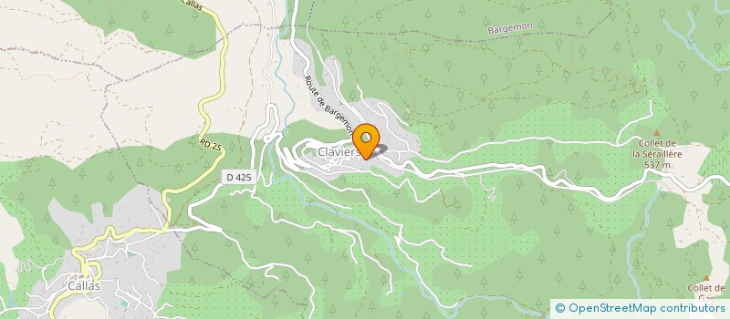 localisation de l'entreprise MADAME JOELLE DE LAPEYRE DE BELLAIR à CLAVIERS