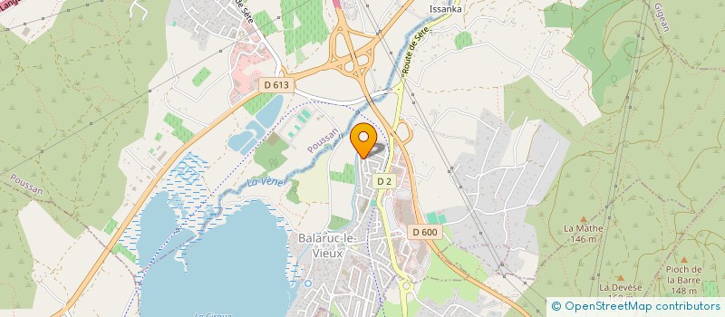 localisation de l'entreprise MADAME JOELLE DE SAN MATEO  BALARUC-LE-VIEUX