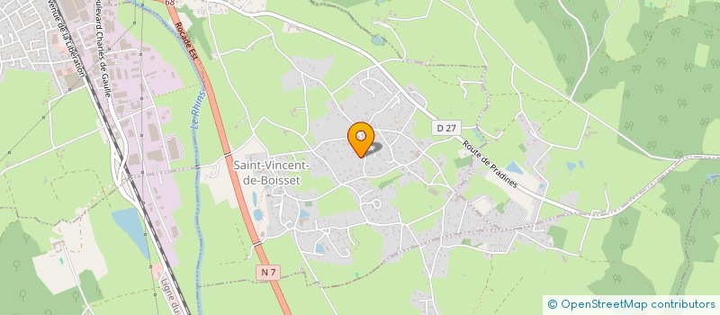 localisation de l'entreprise MADAME JOELLE DECKERT  SAINT-VINCENT-DE-BOISSET