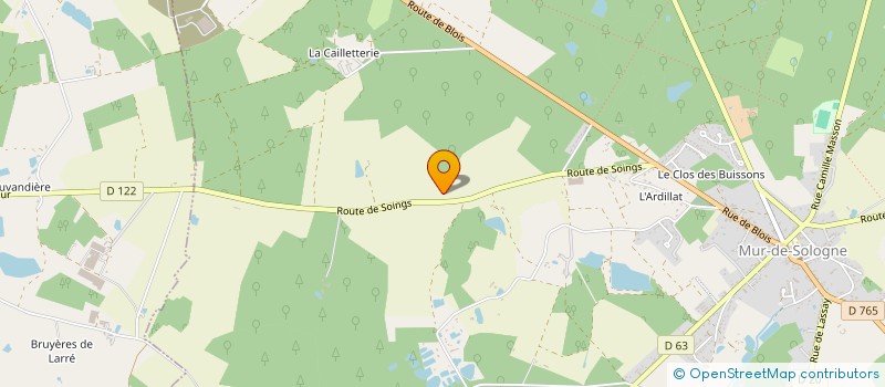 localisation de l'entreprise MADAME JOELLE DELALANDE  COURMEMIN