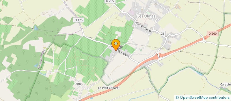 localisation de l'entreprise MADAME JOELLE DELAUNAY à LES ULMES