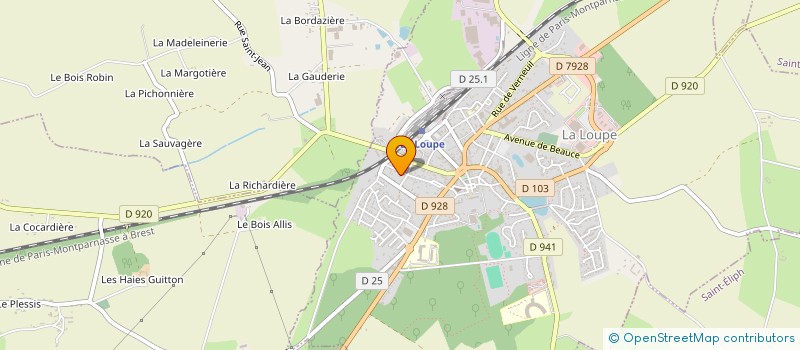 localisation de l'entreprise MADAME JOELLE DELAUNAY à LA LOUPE
