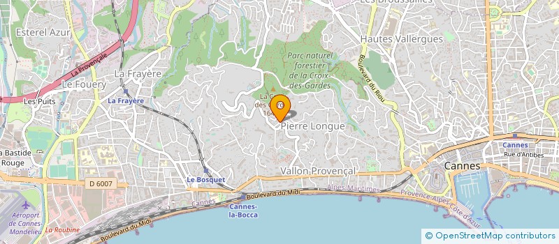 localisation de l'entreprise MADAME JOELLE DELAYEN à CANNES