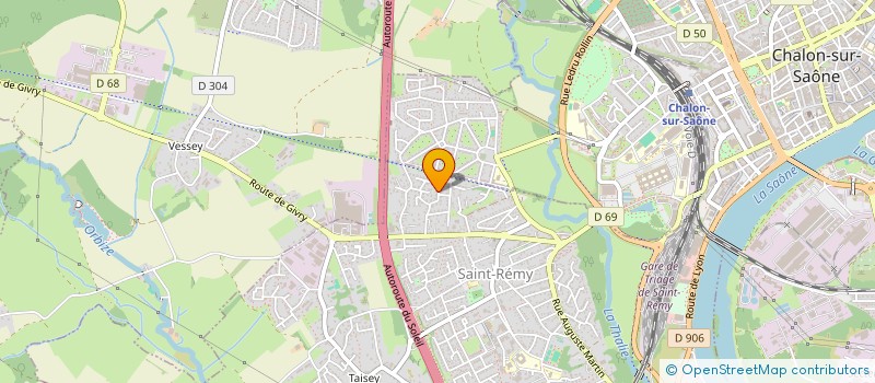 localisation de l'entreprise MADAME JOELLE DENIS  SAINT-REMY