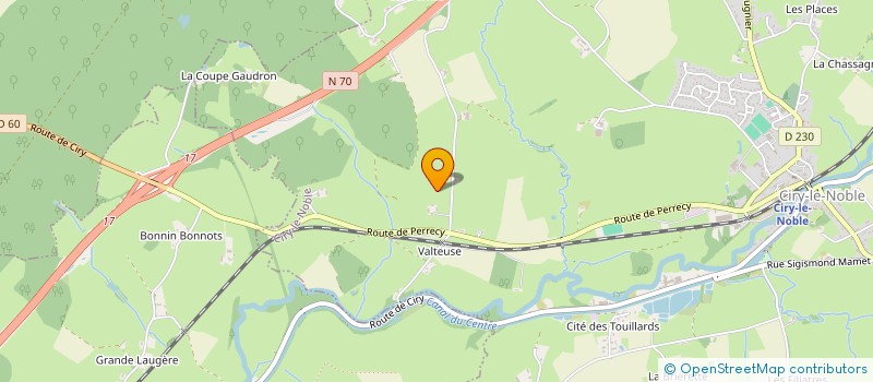 localisation de l'entreprise MADAME JOELLE DI BENEDETTO  CIRY-LE-NOBLE