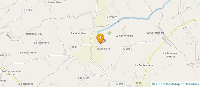 localisation de l'entreprise MADAME JOELLE DIGNE à CERISY-LA-SALLE