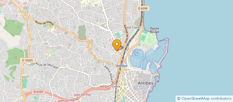 localisation de l'entreprise MADAME JOELLE DRAY  ANTIBES