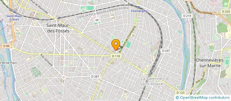 localisation de l'entreprise MADAME JOELLE DREUX à SAINT-MAUR-DES-FOSSES