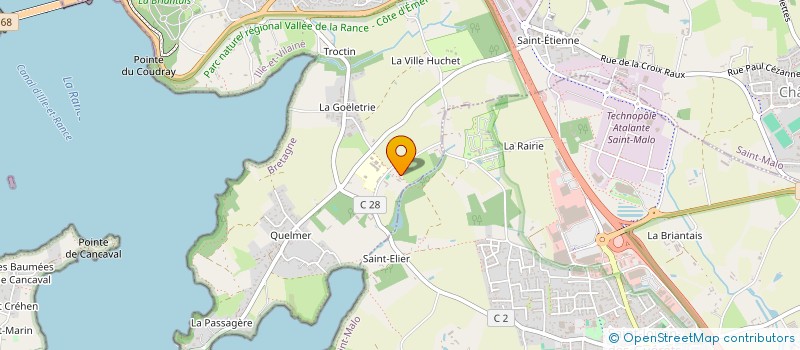 localisation de l'entreprise MADAME JOELLE DUBOIS à SAINT-MALO