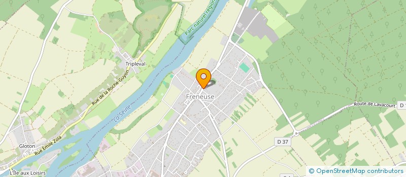 localisation de l'entreprise MADAME JOELLE DUBOURG  FRENEUSE