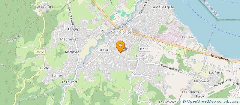 localisation de l'entreprise MADAME JOELLE DUBUS à SAINT-JORIOZ