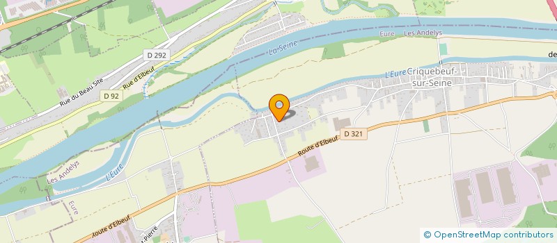 localisation de l'entreprise MADAME JOELLE DUCREUX  CRIQUEBEUF-SUR-SEINE