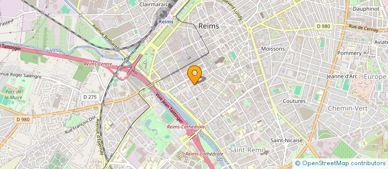 localisation de l'entreprise MADAME JOELLE DUFRESNOIS  REIMS