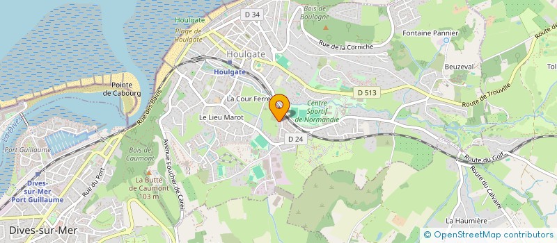 localisation de l'entreprise MADAME JOELLE DUMENIL  HOULGATE