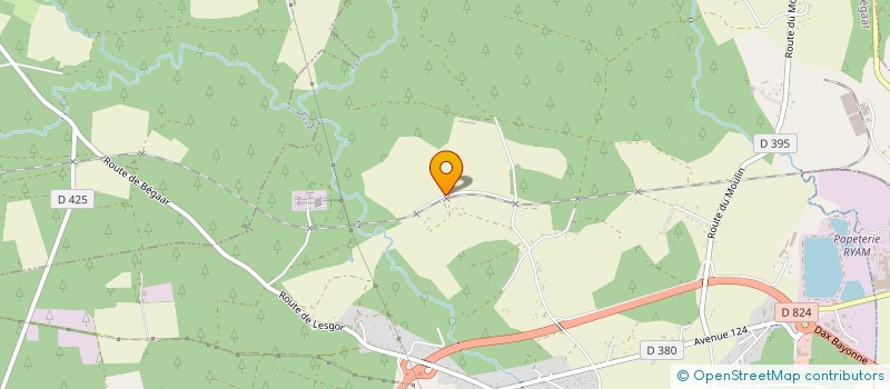 localisation de l'entreprise MADAME JOELLE DUPONT  BEGAAR