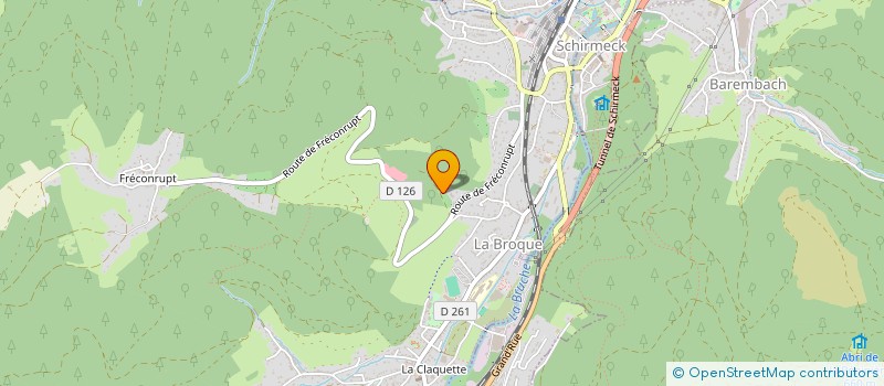 localisation de l'entreprise MADAME JOELLE DURR  LA BROQUE