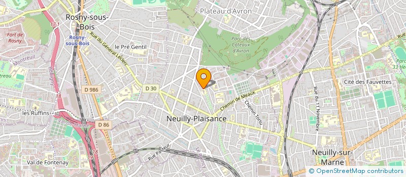 localisation de l'entreprise MADAME JOELLE DUSSARAT  NEUILLY-PLAISANCE