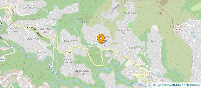 localisation de l'entreprise MADAME JOELLE DUVOUX  BIOT
