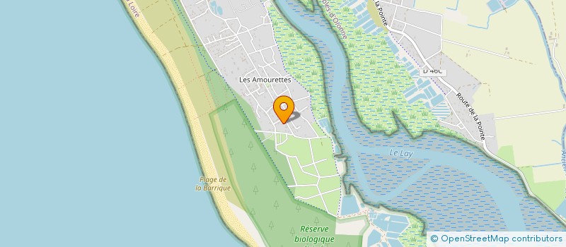 localisation de l'entreprise MADAME JOELLE FAIVRE  L'AIGUILLON-LA-PRESQU'ILE