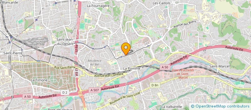 localisation de l'entreprise MADAME JOELLE FECI  MARSEILLE