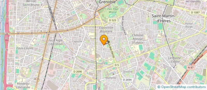 localisation de l'entreprise MADAME JOELLE FERNANDEZ à GRENOBLE