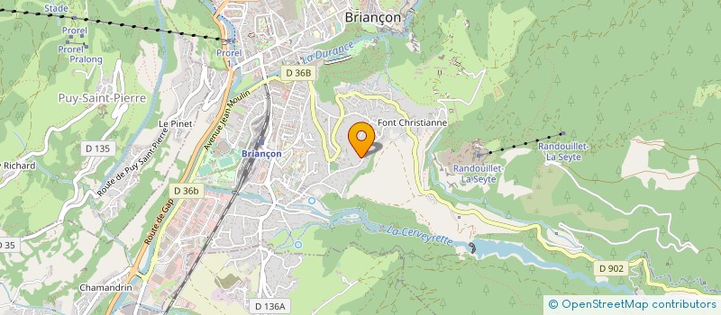 localisation de l'entreprise MADAME JOELLE FERRUS à BRIANCON