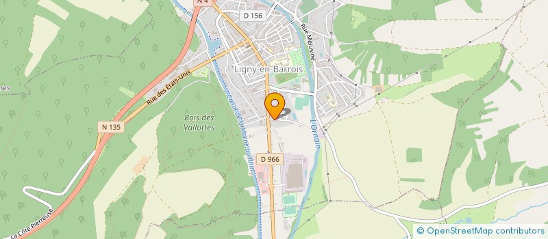 localisation de l'entreprise MADAME JOELLE FILLION  LIGNY-EN-BARROIS