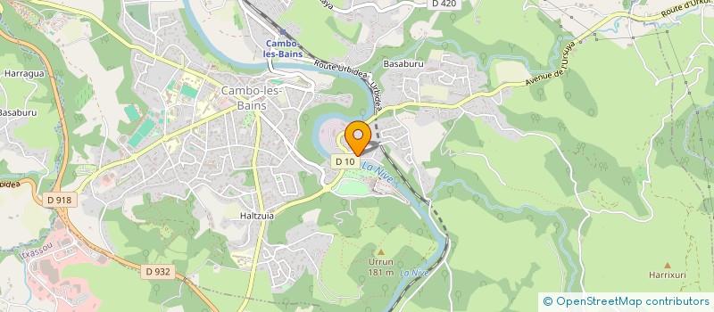 localisation de l'entreprise MADAME JOELLE FLAGELLO  CAMBO-LES-BAINS