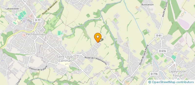 localisation de l'entreprise MADAME JOELLE FLOCK  SAINT-LOUP-CAMMAS