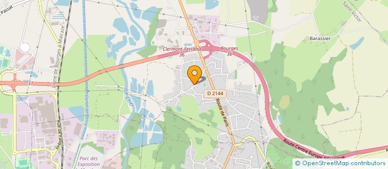 localisation de l'entreprise MADAME JOELLE FLOQUET  SAINT-VICTOR