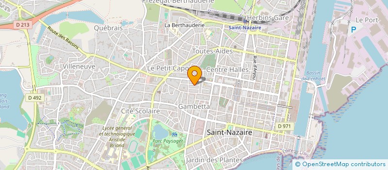 localisation de l'entreprise MADAME JOELLE FONTAINE à SAINT-NAZAIRE