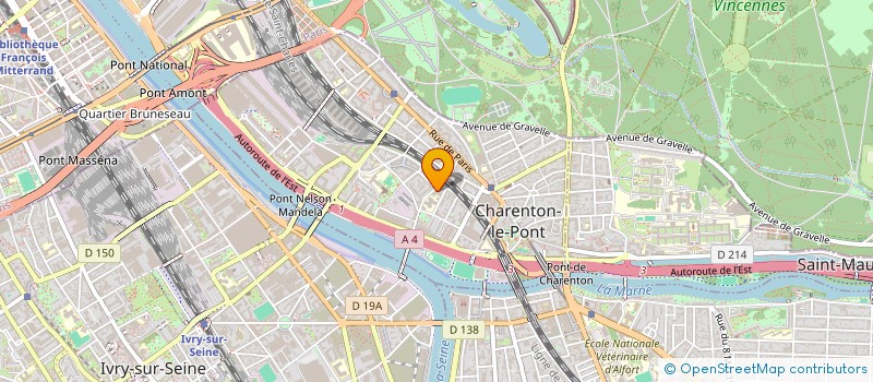 localisation de l'entreprise MADAME JOELLE FORESTIER  CHARENTON-LE-PONT
