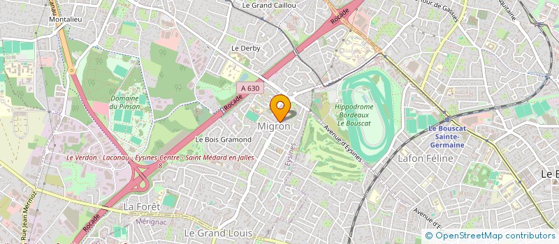 localisation de l'entreprise MADAME JOELLE FORT  EYSINES