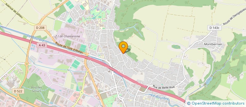 localisation de l'entreprise MADAME JOELLE FORTIN à BOURGOIN-JALLIEU