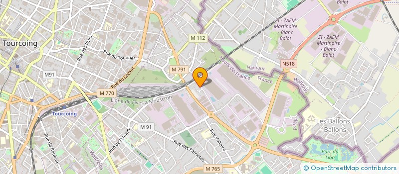 localisation de l'entreprise MADAME JOELLE FOUCART  WATTRELOS