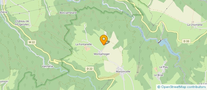 localisation de l'entreprise MADAME JOELLE FRANC  SAINT-ROMAIN-LES-ATHEUX