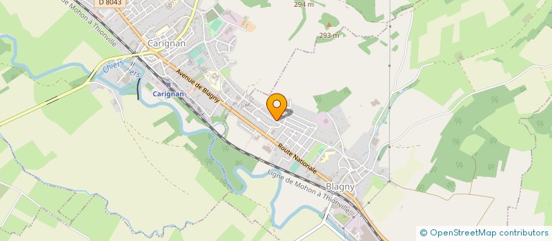 localisation de l'entreprise MADAME JOELLE GAMBIN  BLAGNY