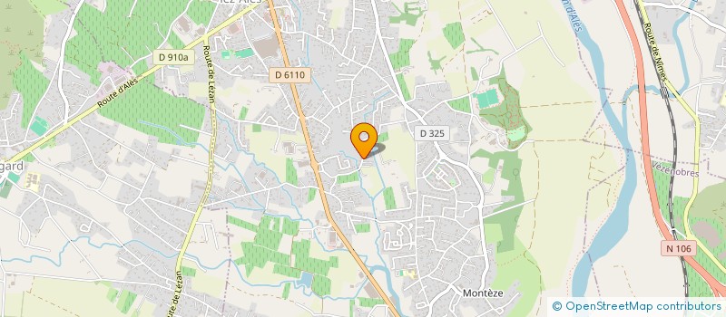localisation de l'entreprise MADAME JOELLE GANDOLPHE-JUSTET à SAINT-CHRISTOL-LEZ-ALES