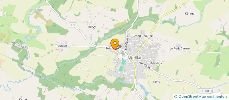 localisation de l'entreprise MADAME JOELLE GARCIA  NOYAL-MUZILLAC