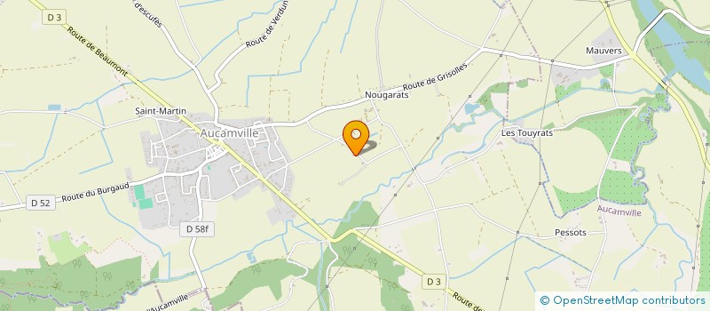 localisation de l'entreprise MADAME JOELLE GASQUET à AUCAMVILLE