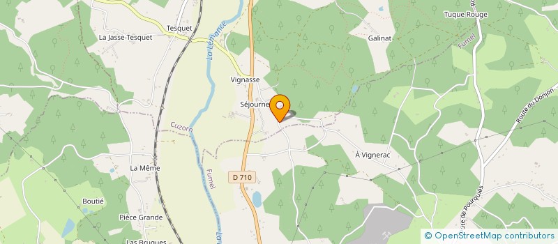 localisation de l'entreprise MADAME JOELLE GAULIN  FUMEL