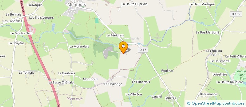 localisation de l'entreprise MADAME JOELLE GEORGET à LE TIERCENT