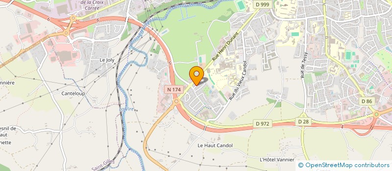 localisation de l'entreprise MADAME JOELLE GEORGETTE LEPETIT  SAINT-LO