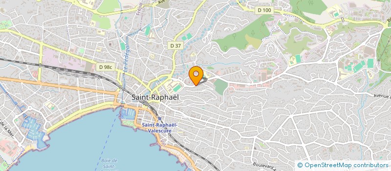 localisation de l'entreprise MADAME JOELLE GIORGI à SAINT-RAPHAEL